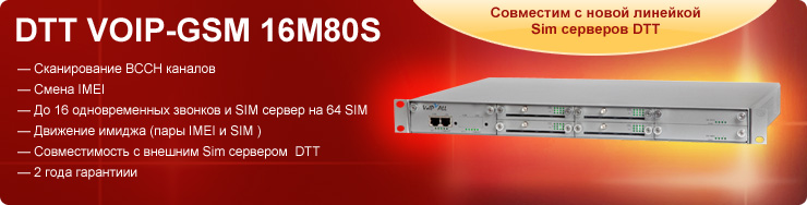 DTT VOIP-GSM 16M80S